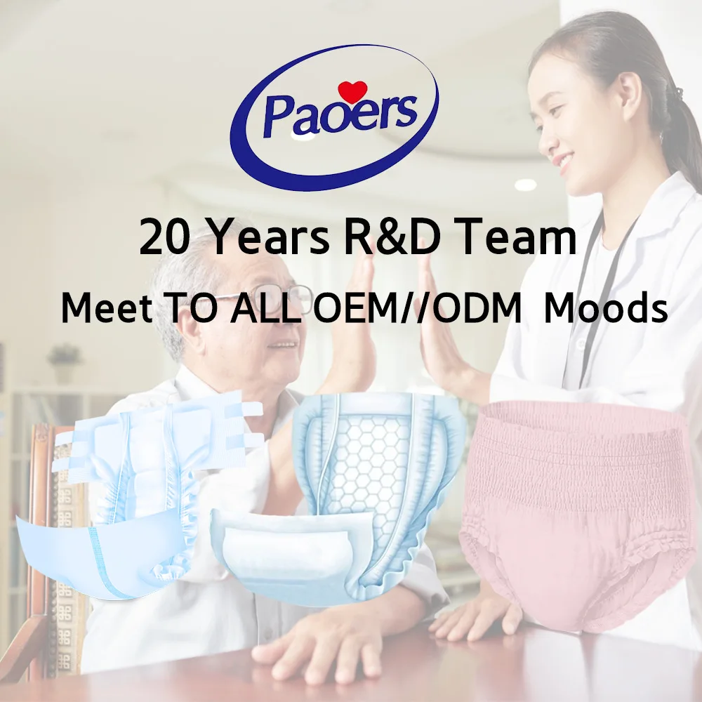 Reliable Adult Nappies Pad for the Elderly Diaper for the Elderly Diaper Paper Nappies