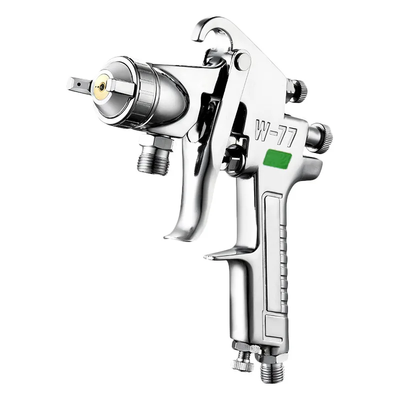 New HVLP LVLP Air Spray Gun W-77 for Car Painting with 2.0mm 2.5mm 3.0mm Nozzle Size