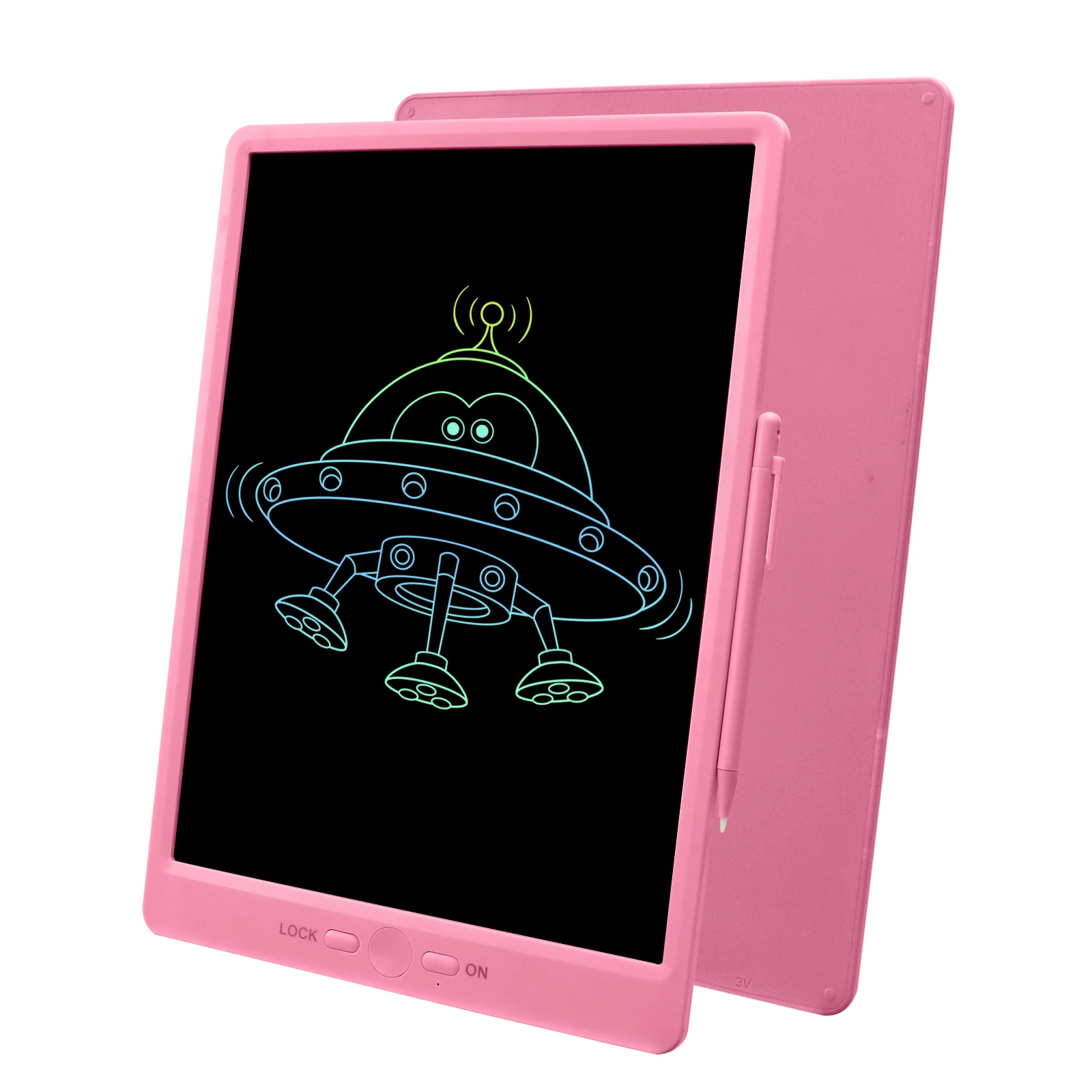 Kids 15 inch LCD writing tablet for kiss Magnetic Drawing Board with Lock Key Electronic Notepad Office Gifts