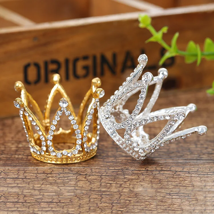 crown tiara for kids Princess stage kids wedding crowns diamond-encrusted kids wedding crowns