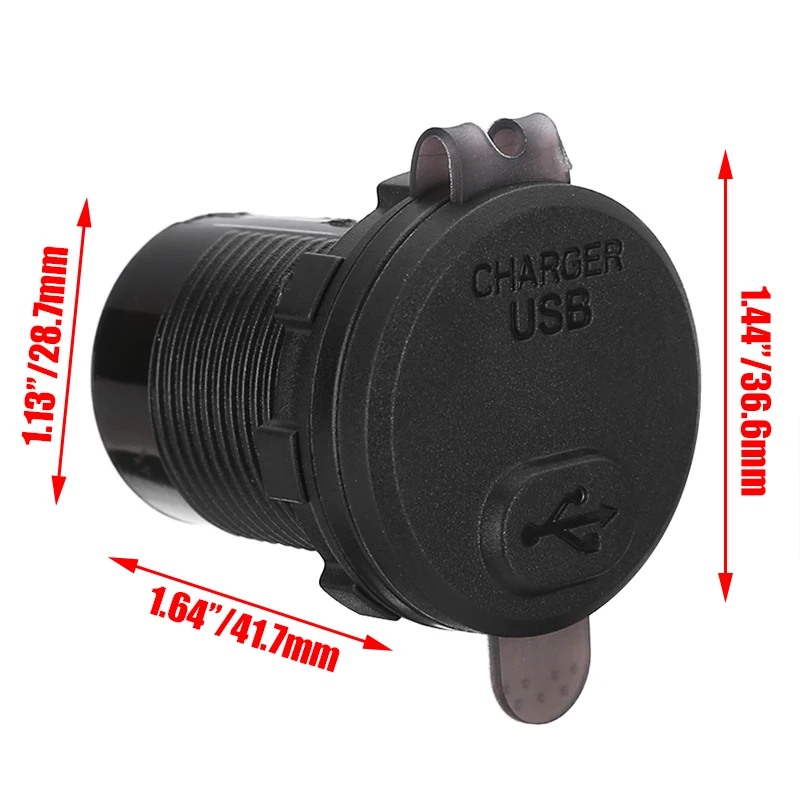 C0490 12v QC 3.0 USB Car Cigarette Lighter Socket Splitter Quick Charger Adapter Socket