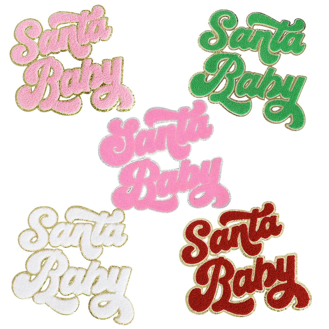 Custom chenille patches no minimum clothes sticker patch chenille patches western