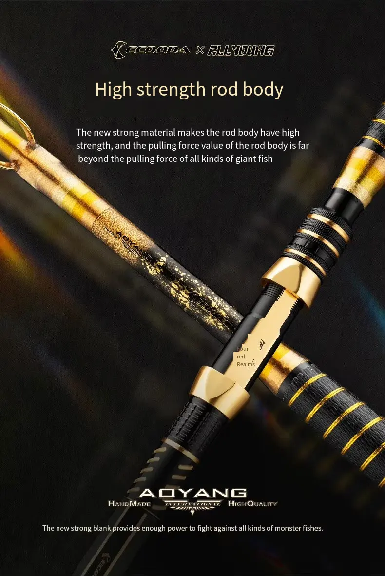 ECOODA EHJ Dreamland Deep Sea Bottom Rod Strong Alloy With Enough Power to Fight Against Monster Fishes Fishing Rod