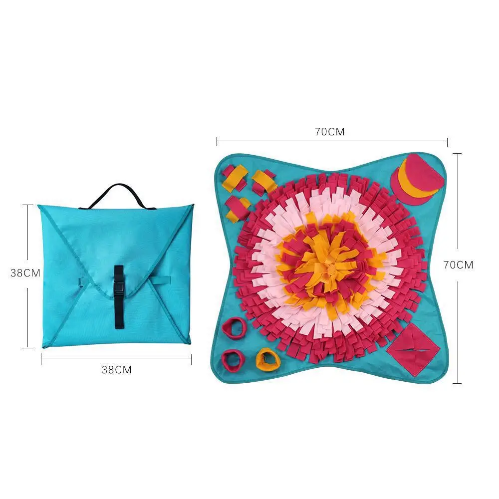 
pet relieve stress depression Washable Training Blanket Pressure Releasing play Toy Nose Dogs Smelling IQ Training snuffle mat 