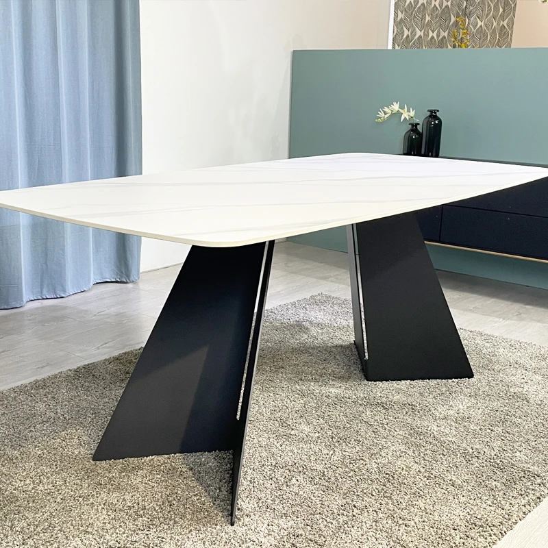 Modern home furniture Restaurant table Luxury dining table and chairs with table