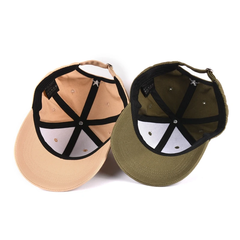 Military style 100% cotton hat custom logo army baseball cap