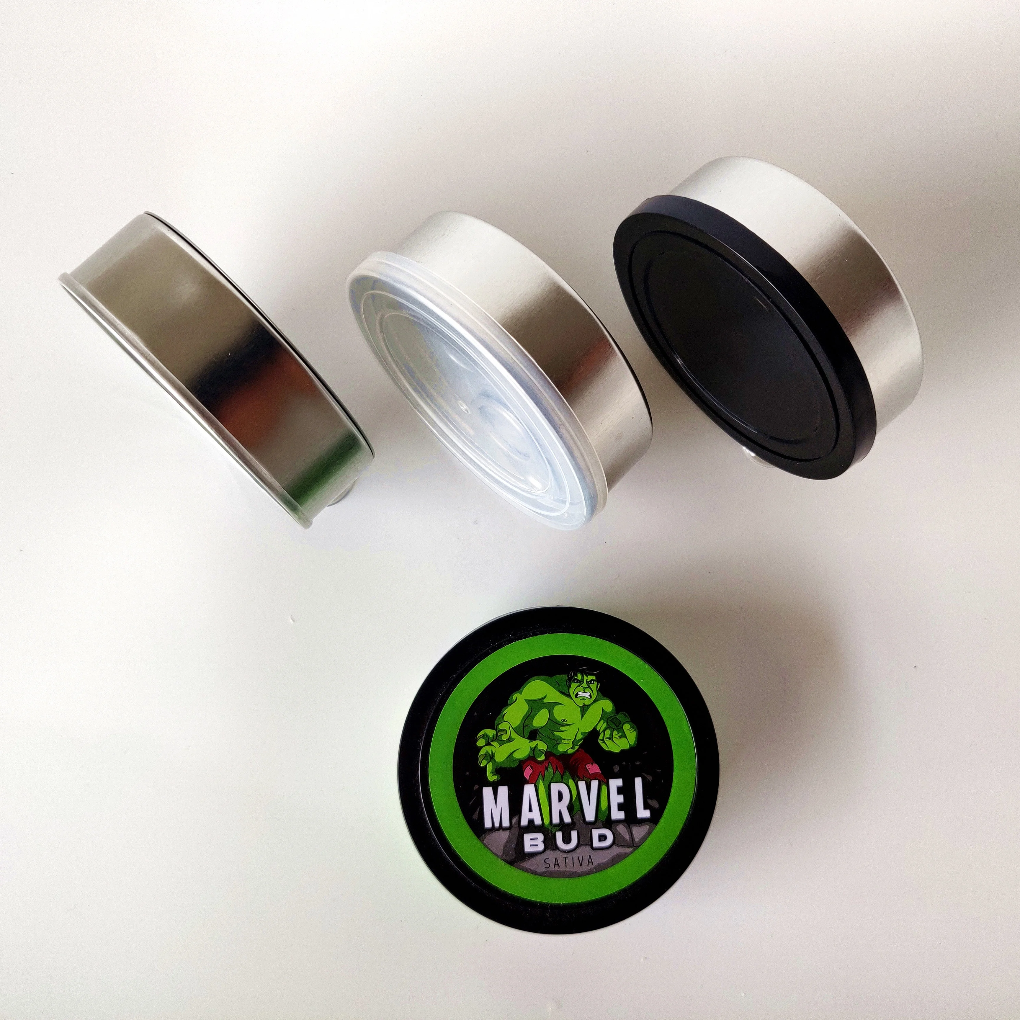 
Pressitin Tuna Tin Strain Labels - Tin Wraps & Lid Slaps custom Stickers & 100ml 3.5gram hand sealed cans 