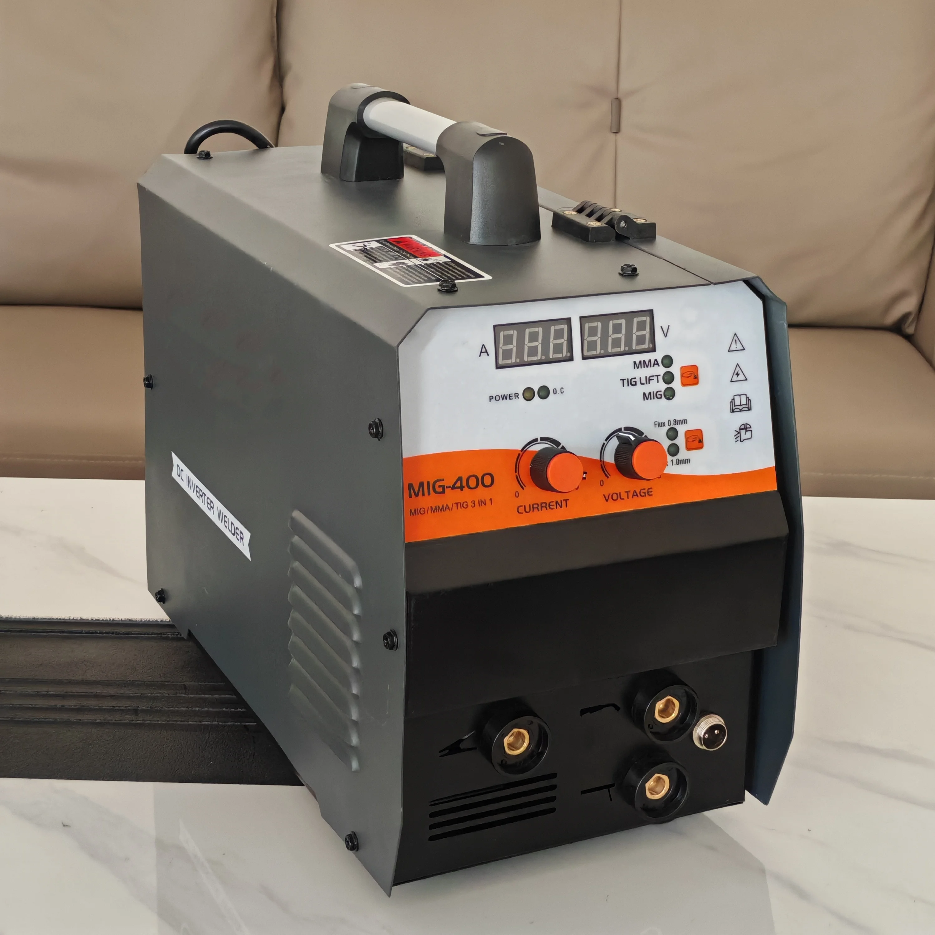 220V High power IGBT GASLESS FLUX WIRE MIG soldador steel Welder multifunctional welding machine