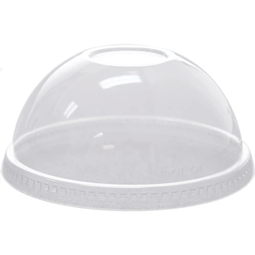 Cold Cup PLA Dome Lid with Straw Hole