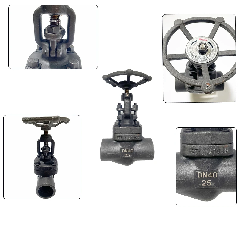 J61H welded forged steel globe valve socket socket globe valve manual steam globe valve