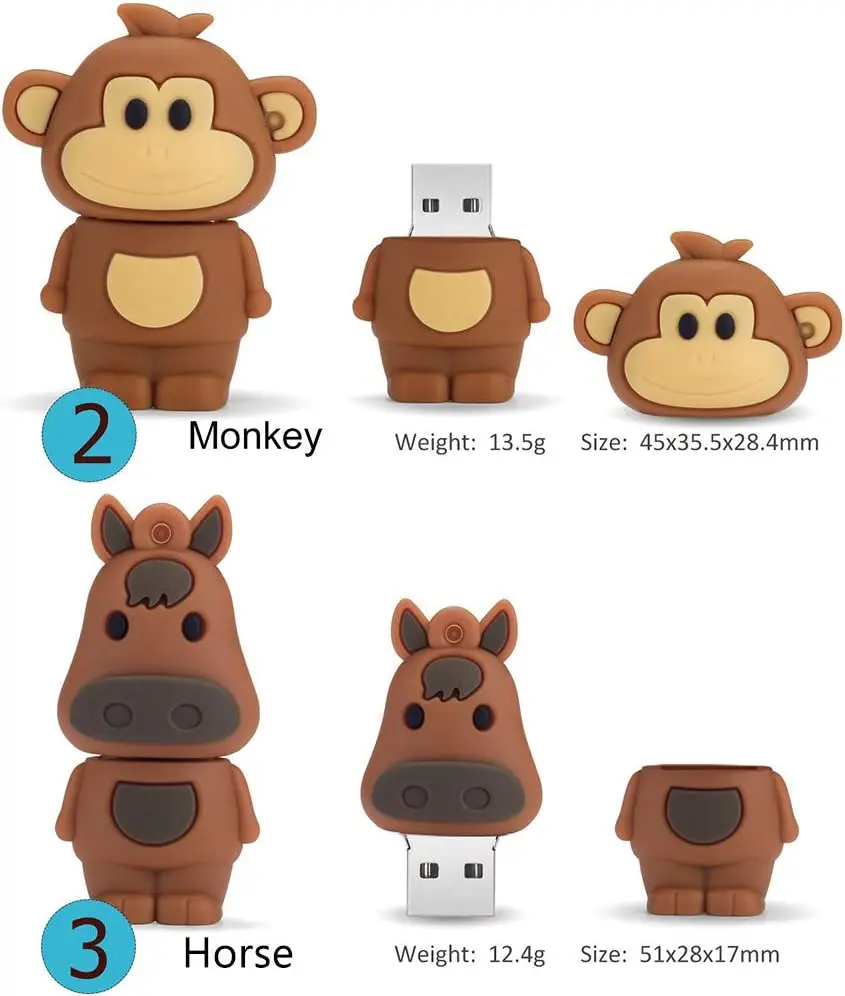 Gitra Promotional Gift 4GB 8GB Usb Stick Pvc Usb Soft Silicone 16GB 32GB Simulation Animal Lion Shaped usb flash Drive
