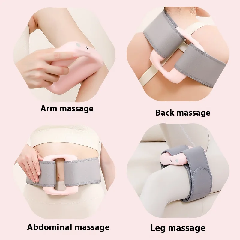 Waist and abdomen massager Vibrates fascia ring to relieve fatigue effectively relax stress upgrade standard belt to burn fat