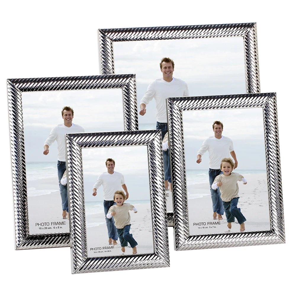 Roll Form, Silver or Golden Plated Iron Picture Frame