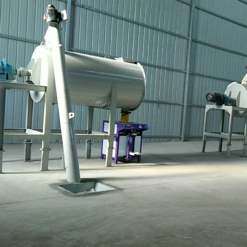 Semi-automatic easy operation Dry Mortar Mixing Machine With Packing Machine simple dry mortar mixing line adhesive mixer mortar