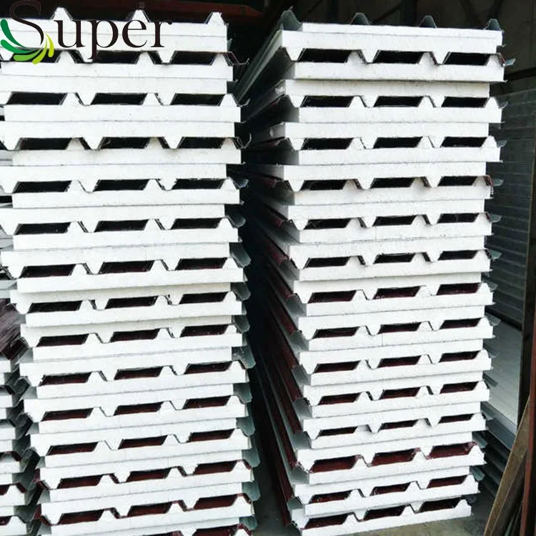 
High quality exterior thermal sandwich panel corrugated eps roof with insulation eps 