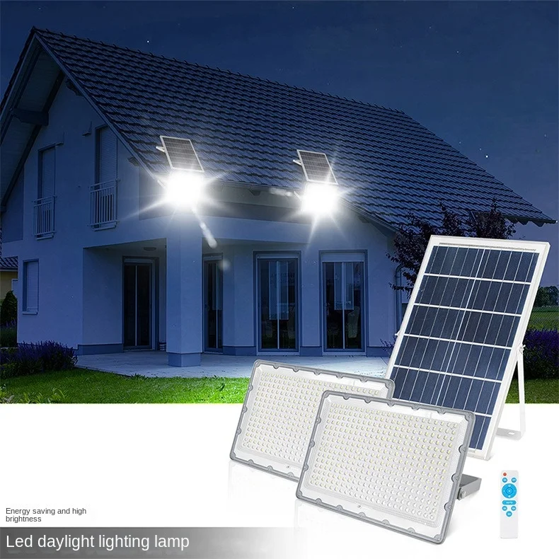 solar lights outdoor Wall mounted Waterproof IP65 LED Solar Flood Lights 50W 100W 200W 300W 400W 500W luces led solar