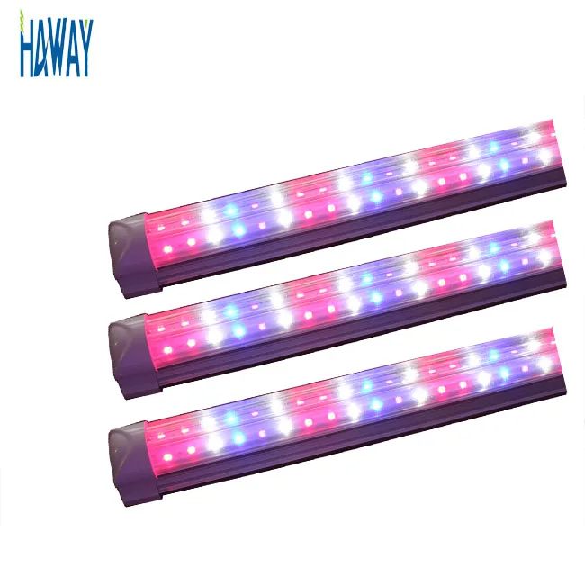 Full Spectrum Red Blue 20w T8 LED Tube Indoor Grow Light System For Hydroponics Plant Grow LED