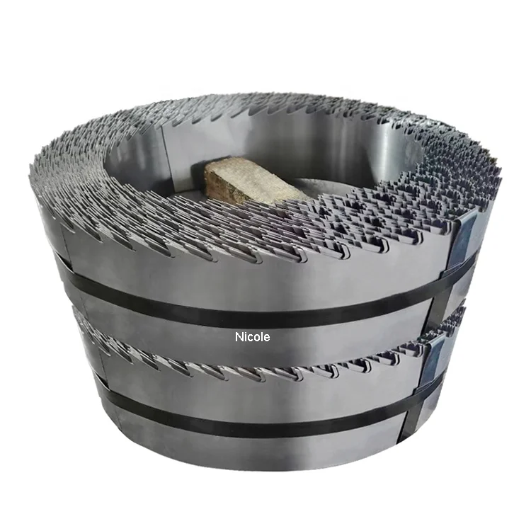 6 inch wide saw alloy steel wood ribbon saw blade industrial wood bandsaw blades for sawmill wood cutting