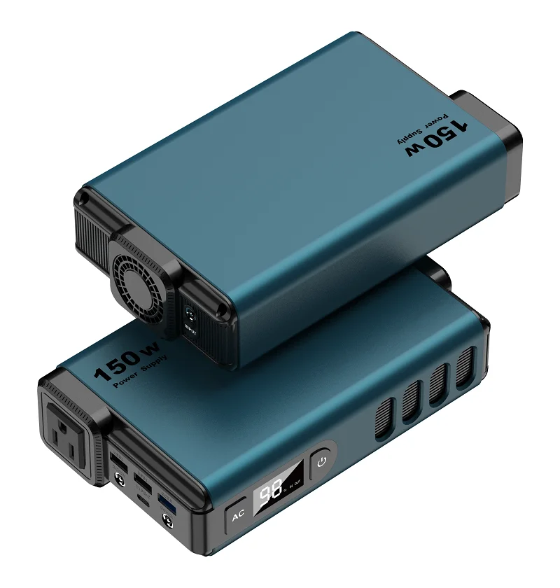 Outdoor UPS 150Wh Portable Power Bank AC DC 32000mAh 115.2Wh USB Power Station with Lithium-ion Battery