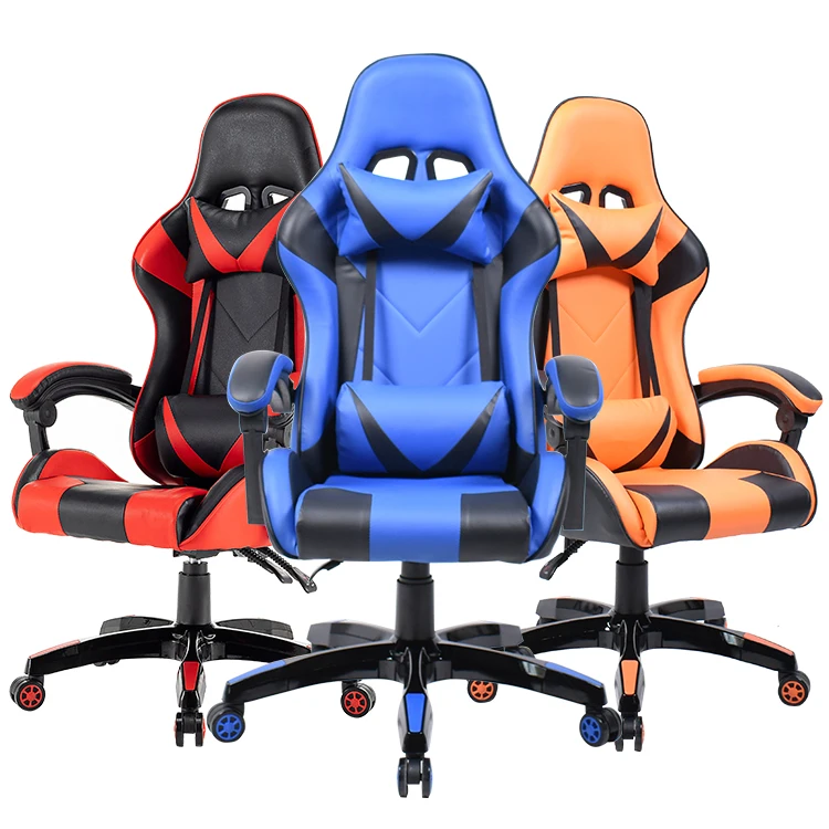 Custom High-Back Ergonomic Racing Office Chairs Adjustable Reclining Desk PC Gaming Computer Chair