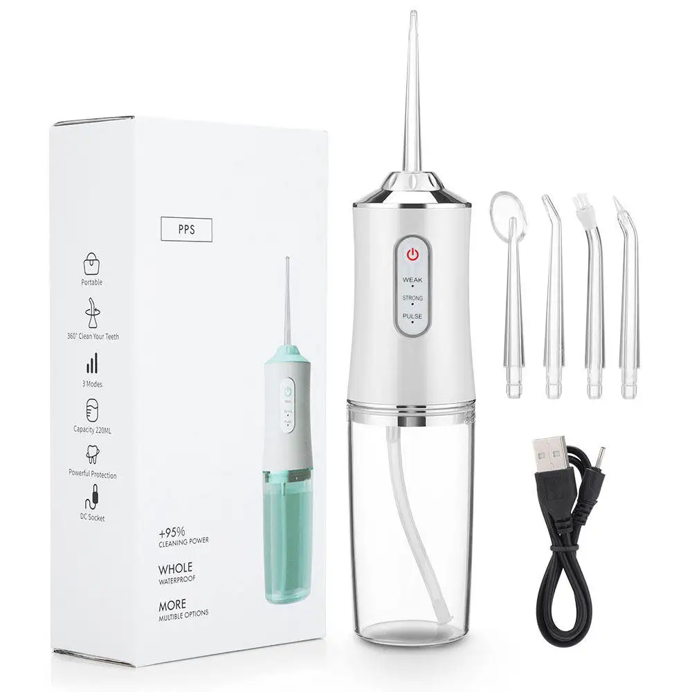 Pressure Adjustment Water Flosser rechargeable Cordless Water cleaner for Teeth Compact Portable Oral Irrigator