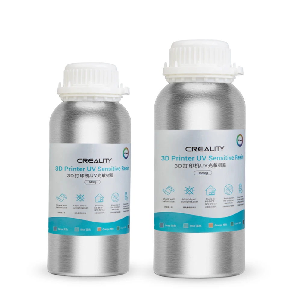 
Creality Castable resin Jewelry crystal clear liquid plastic epoxy uv curable photosensitive resin 1kg for LCD/ DLP 3d printer 