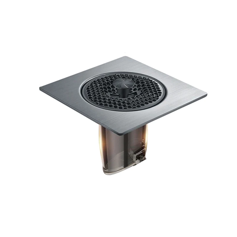 DL-07 304 SS Anti-Odor Floor Drain Strainer bathroom sink Strainer Sewer Stopper Drainer Hair Catcher square floor drain