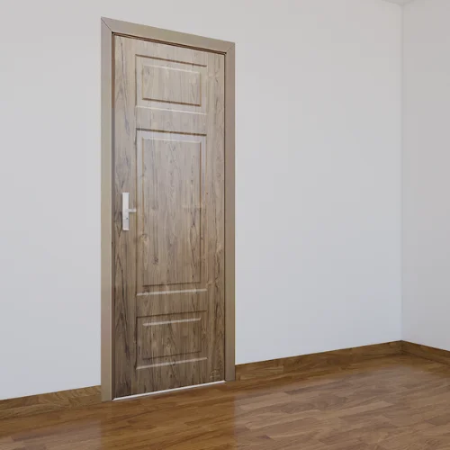 High Quality PVC Film MDF Door in Many Sizes Modern Design for Exterior Application OEM/ODM from Vietnam Manufacturer for Hotels