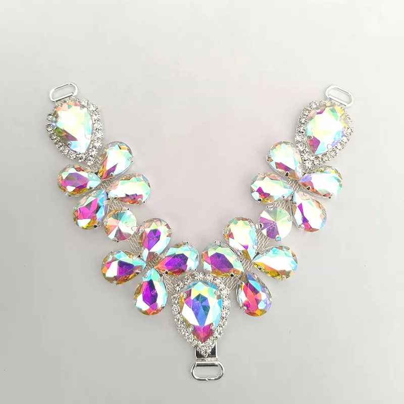 Wholesale Crystal Shoe Decoration Rhinestone Shoe Ornament Rhinestone Bag Buckle LSSD889