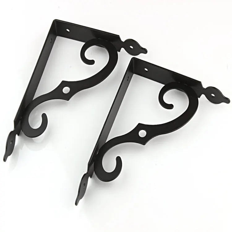 Living room wall support steel reinforced floating shelf bracket for Europe