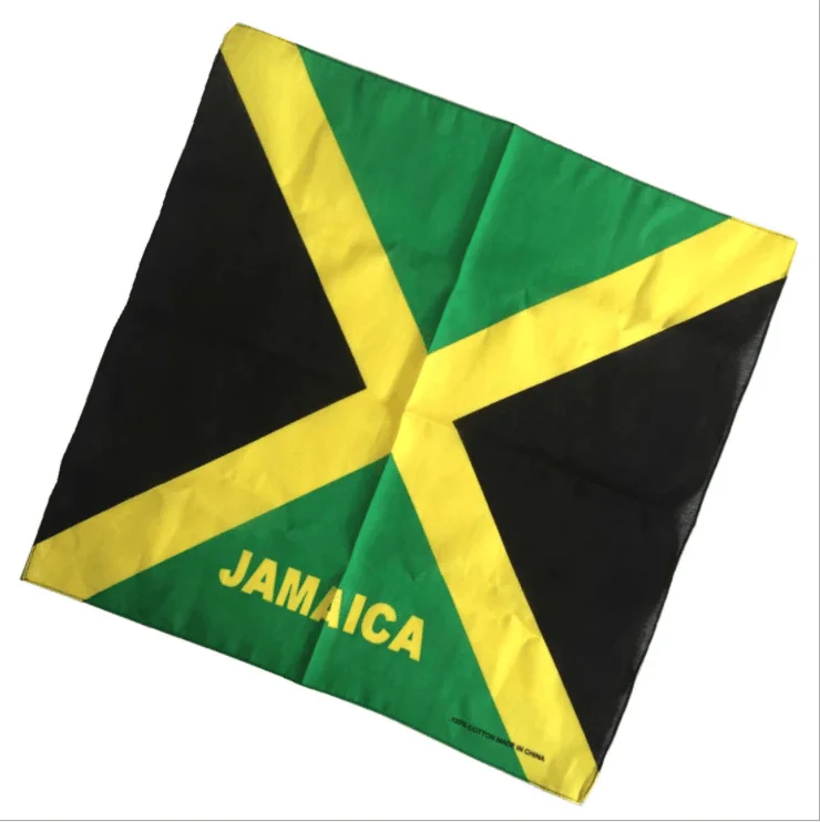 Factory Wholesale Magic National Flags Printed Cotton Kerchief Bandana Multi-Function Sports Bandana Custom All World Flag