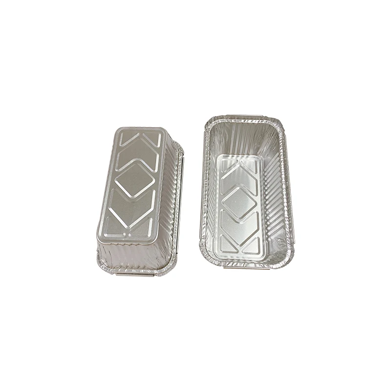 
Aluminum foil square lunch box-F4307-G Aluminum foil container High quality aluminum foil box for food packaging 