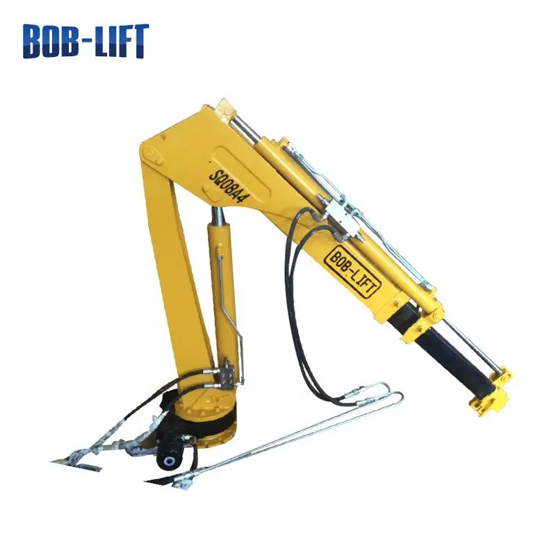 BOB-LIFT portable mini pickup crane hydraulic crane 800 kg new pickup truck crane for sale