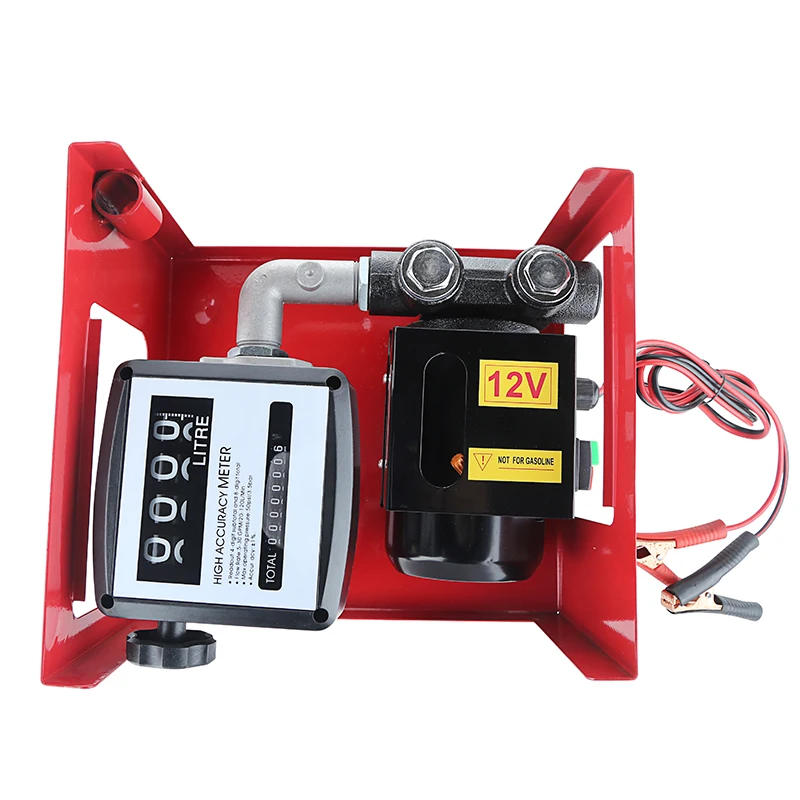 Refueling DC 12V 24V 550W battery operated diesel fuel gasoil oil kerosene dispenser transfer pump bomba kit with nozzle hose