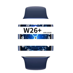 2021 Wholesale Series 6 Smartwatch Bt Call W26 Smart Watch Waterproof Heart Rate Smart Watch For Android Ios