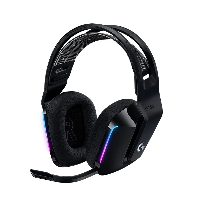 Logitech G G733 LightSpeed белый Черно-белая сине-фиолетовая игровая гарнитура