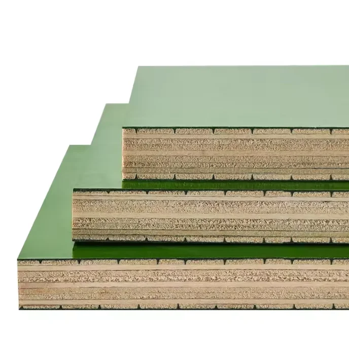 High Grade PVC Green Plastic Film Faced Plywood for Concrete Formwork