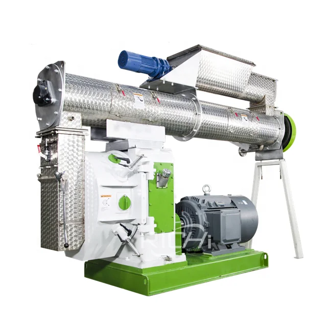 RICHI - 5-7T/H Auto Chicken Poltry Live Stock Feed Machine And Animal Pellet Powder Feed Machine For Poultry Chicken