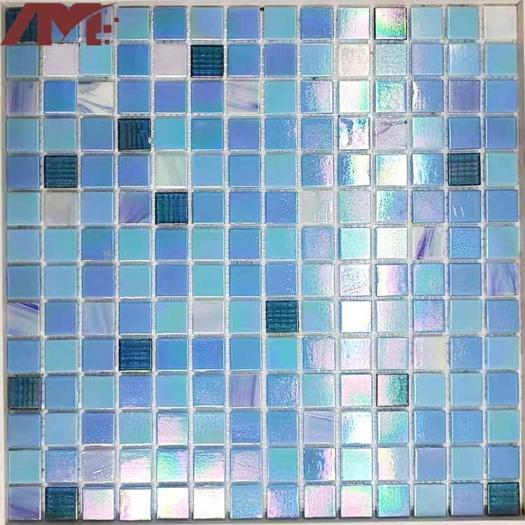 wholesale cheap crystal glass 5mm mini mosaic tiles for hotel washroom pool