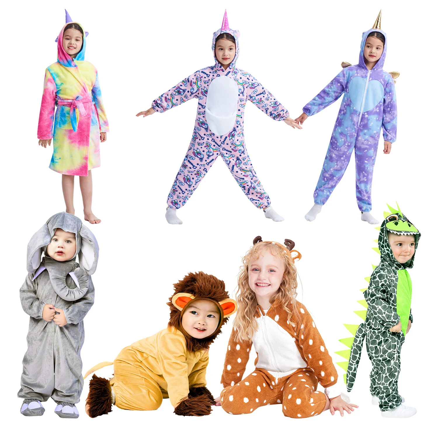 Kids Clothing TV & Movie Costumes Animal Rompers Baby Pajamas Onesie  Jumpsuit  Halloween Christmas Cartoon Outfit