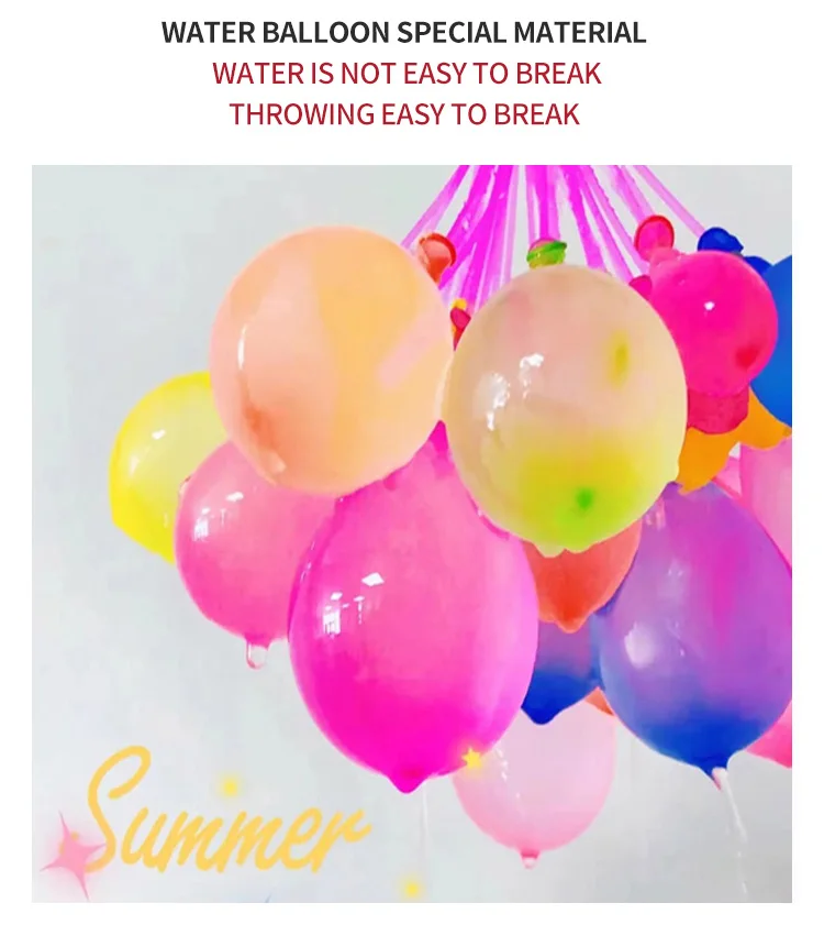 globo de agua de 3 pulgadas de la fabrica colores surtidos bomba agua water balloon al por mayor