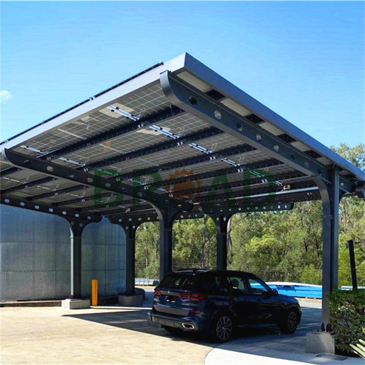 Solar car parking canopy solar carport custom or standard low price kit solar industrial solar mounting carport with solar roofs
