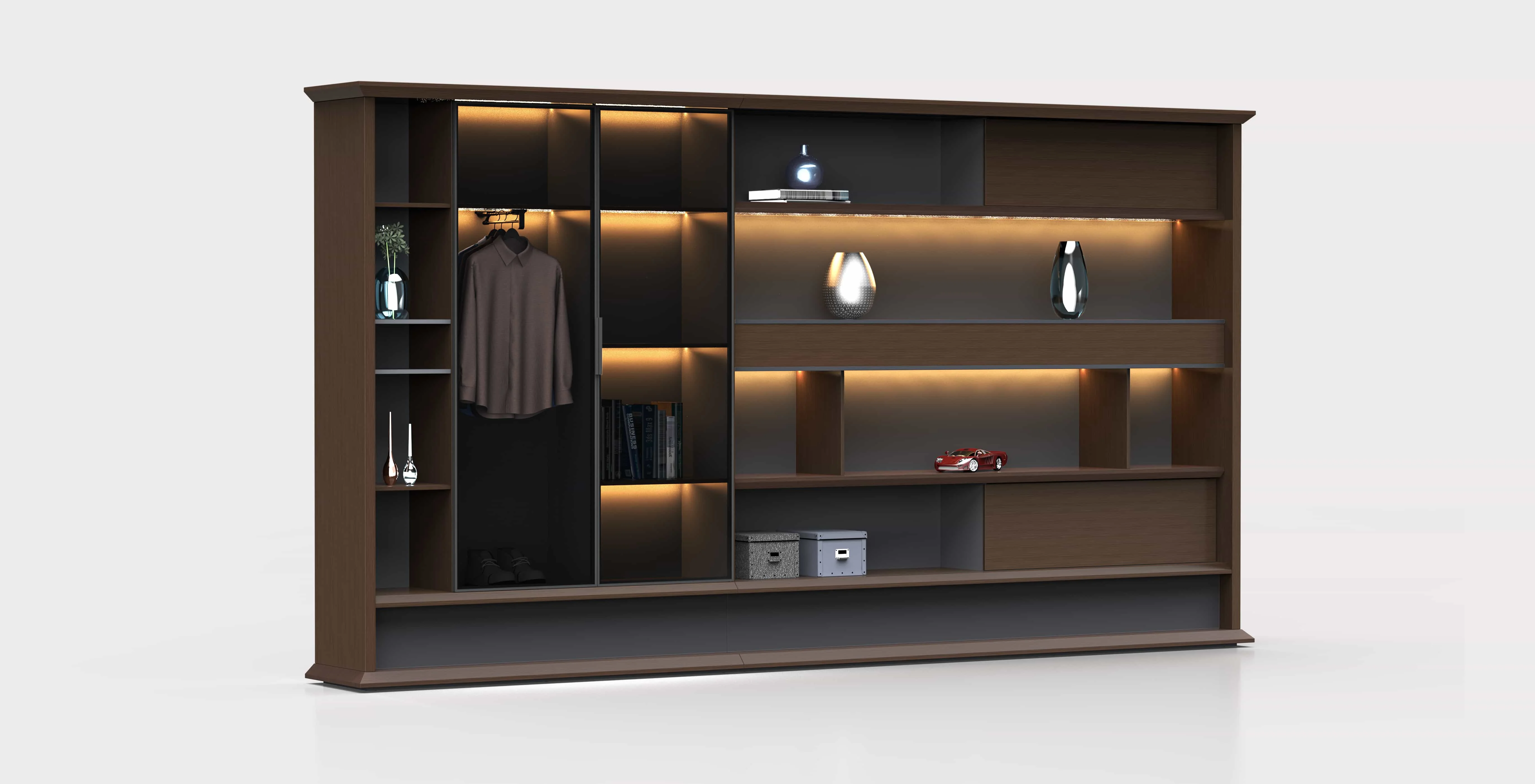 Factory Furniture Wooden Storage Custom Luxury Filing Cabinets Modern File Cabinet