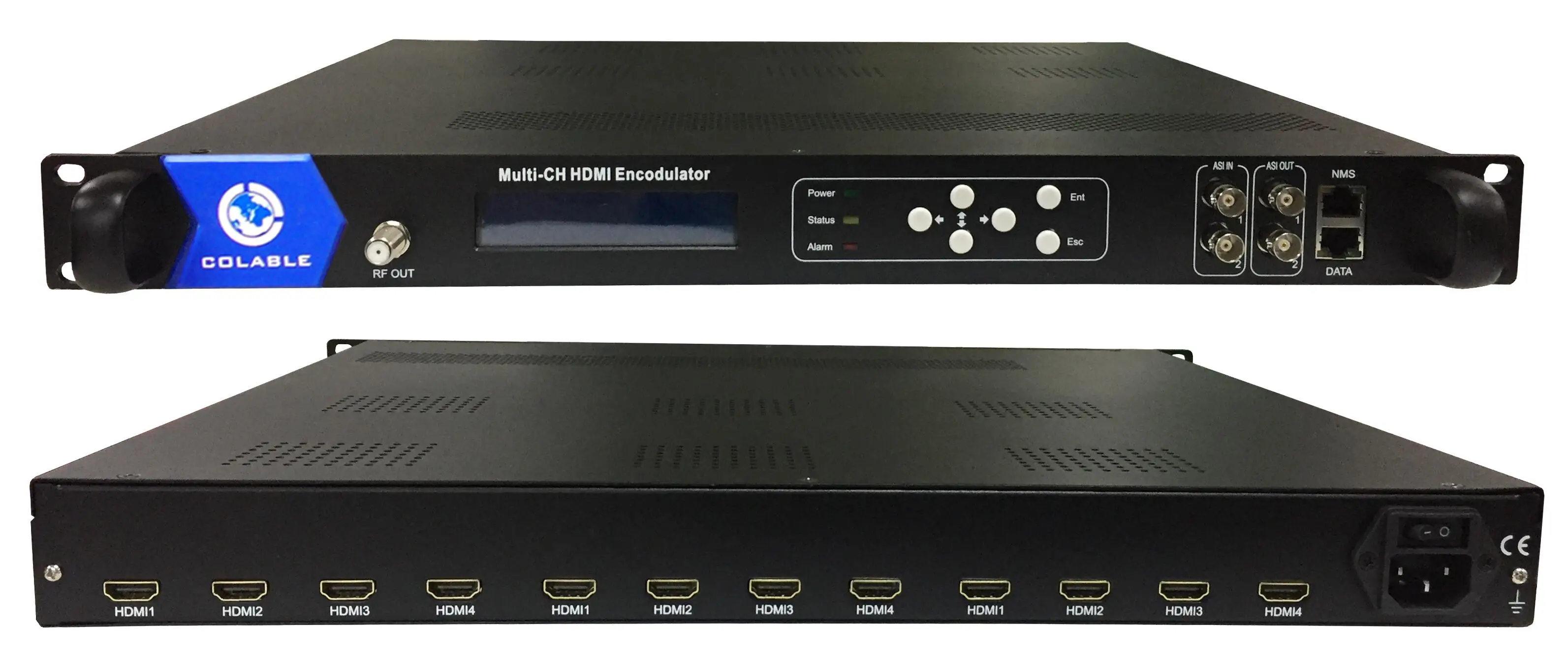 4 Channels  8* HD H.264 Video Encoding to ATSC-T ISDB-T IDVB-T DVB-C RF Encoder Modulator COL5011H