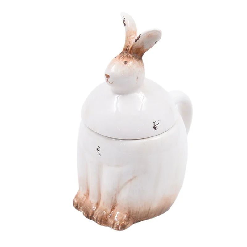 BSCI Audit Professional Factory Cup Bunny Easter Egg Ceramic Decoration With Best Price High Quality