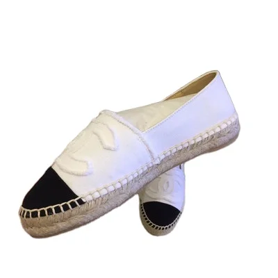 Весенне-летняя обувь в рыбацком стиле женская кожаная парусиновая обувь на плоской подошве с плетеной веревкой с одной ногой для беременных