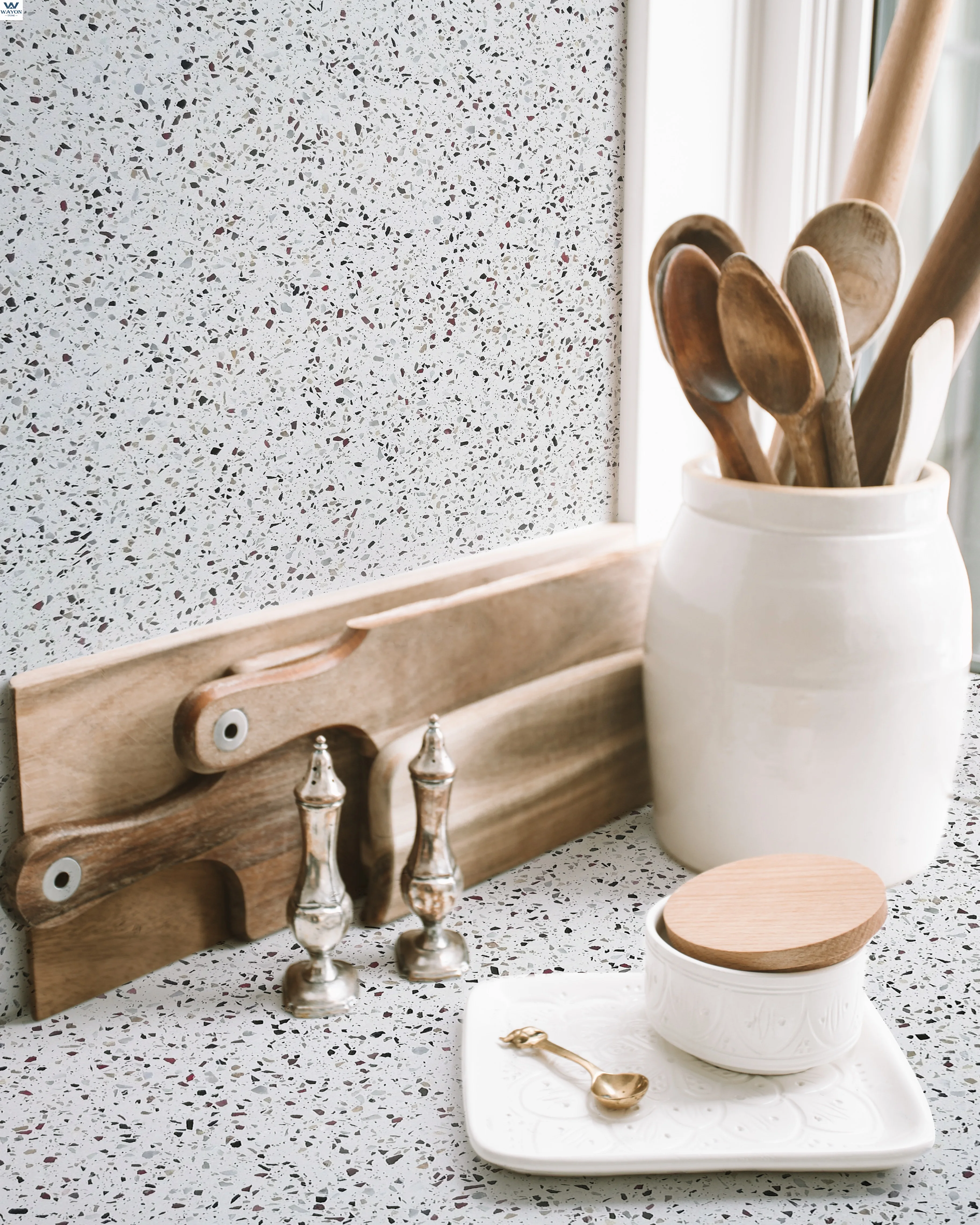 Large slab white grey red stone chips cement terrazzo for floor and wall tiles stone flooring