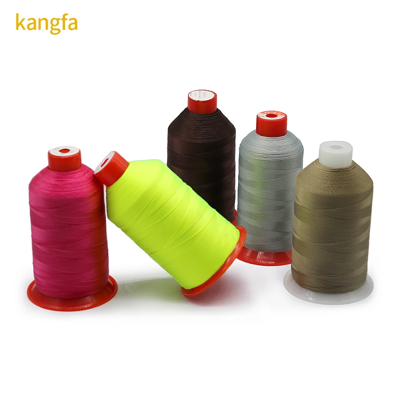 Высокопрочная нить Nylon6 связная TEX45 хорошего качества швейная TKT60