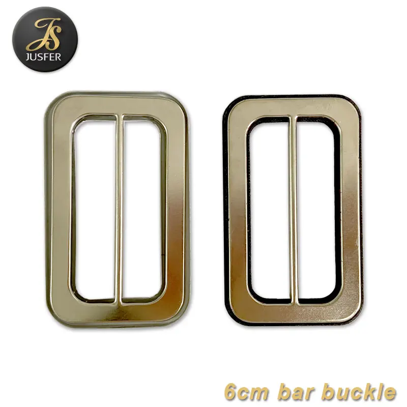 Belt buckle manufacture supply 2.3 inch aluminum belt buckle blank for belt garment square buckle