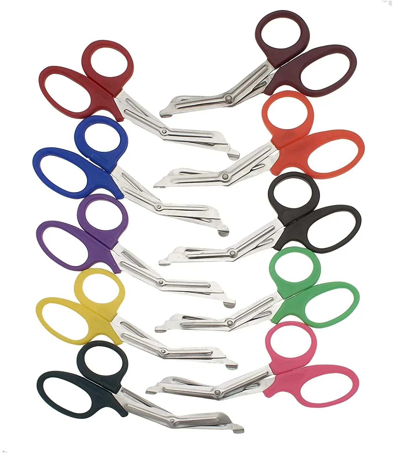 wholesale first aid small size stainless steel bandage scissors high quality trauma shears 14.5 cm